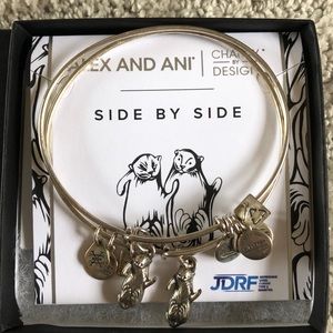 Alex and Ani Set of Two Otter Bracelets